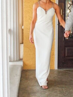 white tie formal dress Zapakasa Women Black and White Satin Black Tie Dress with Slit Mermaid  Strapless Long Formal Dress